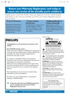 Philips 26HF5334D 26PF5321D 26PF5321D/37 TV Operating Manual